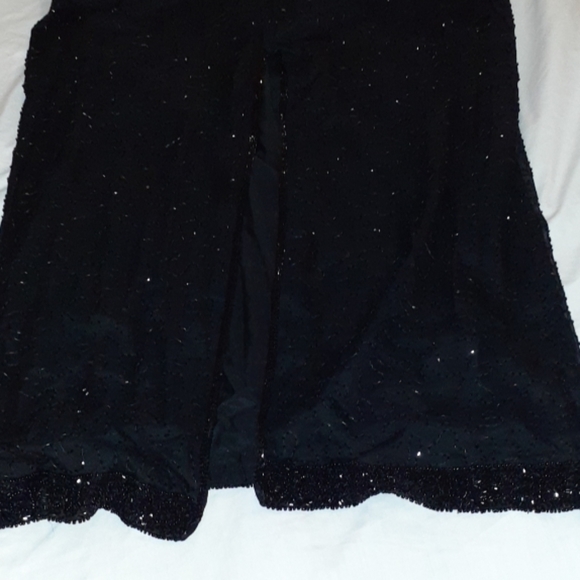 LAURENCE KAZAR FORMAL EVENING GOWN W/ CLUTCH - Picture 4 of 6